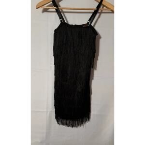 Music legs costumes black flapper dress size extra small Flapper 1920’s